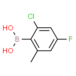 2-Chloro-4-fluoro-6-methylphenylboronic acid picture