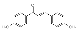 (E)-1,3-bis(4-methylphenyl)prop-2-en-1-one structure