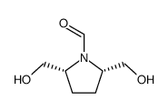 1-Pyrrolidinecarboxaldehyde, 2,5-bis(hydroxymethyl)-, (2R,5S)-rel- (9CI) picture