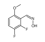 2,3-Difluoro-6-methoxy-benzaldehyde oxime结构式