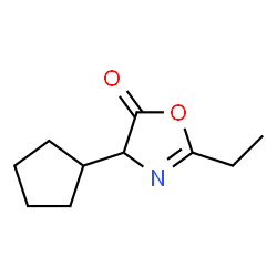 5(4H)-Oxazolone,4-cyclopentyl-2-ethyl- Structure