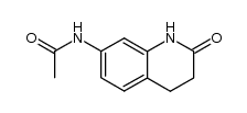 7-acetylamino-3,4-dihydro-1H-quinolin-2-one结构式