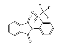 N-(2-trifluoromethanesulfonyl-phenyl)-phthalimide结构式