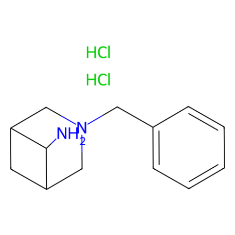 exo-3-benzyl-3-azabicyclo[3.1.1]heptan-6-amine;dihydrochloride structure