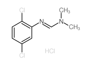 Methanimidamide,N'-(2,5-dichlorophenyl)-N,N-dimethyl-, hydrochloride (1:1) Structure