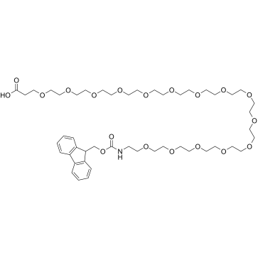 Fmoc-NH-PEG15-CH2CH2COOH Structure