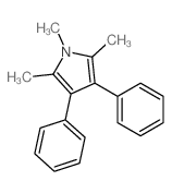 1,2,5-trimethyl-3,4-diphenyl-pyrrole结构式
