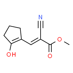 2-Propenoicacid,2-cyano-3-(2-hydroxy-1-cyclopenten-1-yl)-,methylester(9CI)结构式
