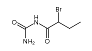 (2-bromo-butyryl)-urea结构式