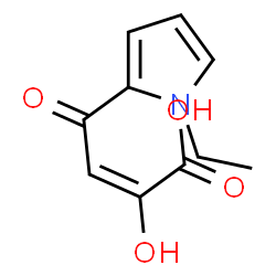 2-Butenoicacid,4-(1-ethyl-1H-pyrrol-2-yl)-2-hydroxy-4-oxo-(9CI) structure