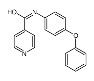 N-(4-PHENOXYPHENYL)ISONICOTINAMIDE结构式