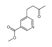 methyl 5-(3-oxobutyl)pyridine-3-carboxylate Structure