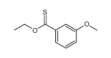 3-Methoxythiobenzoic acid O-ethyl ester structure