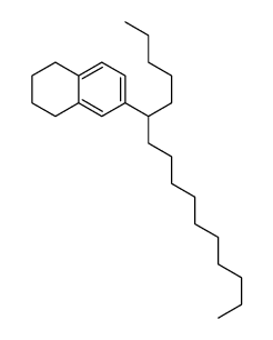 6-hexadecan-6-yl-1,2,3,4-tetrahydronaphthalene结构式