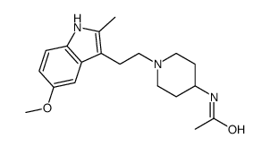 N-[1-[2-(5-methoxy-2-methyl-1H-indol-3-yl)ethyl]piperidin-4-yl]acetamide Structure