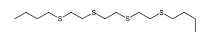 1-[2-[2-(2-butylsulfanylethylsulfanyl)ethylsulfanyl]ethylsulfanyl]butane Structure