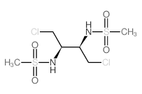 Methanesulfonamide,N,N'-[1,2-bis(chloromethyl)ethylene]bis-, (R,R)-(-)- (8CI) structure