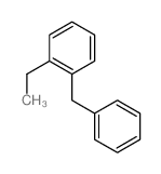 Benzene,1-ethyl-2-(phenylmethyl)-结构式