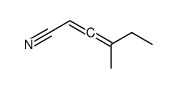 4-methylhexa-2,3-dienenitrile结构式