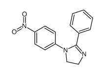 1-(4-nitrophenyl)-2-phenyl-4,5-dihydroimidazole Structure