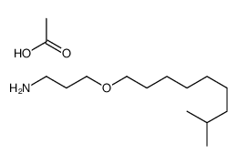 3-(isodecyloxy)propylammonium acetate structure