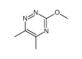 5,6-Dimethyl-3-methoxy-as-triazine Structure