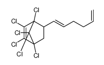 1,2,3,4,7,7-hexachloro-5-[(1E)-hexa-1,5-dienyl]bicyclo[2.2.1]hept-2-ene结构式