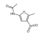 Acetamide,N-(5-methyl-4-nitro-2-furanyl)-结构式