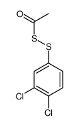 Acetyl(3,4-dichlorophenyl) persulfide structure