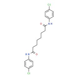 N,N'-Bis(4-chlorophenyl)octanediamide Structure