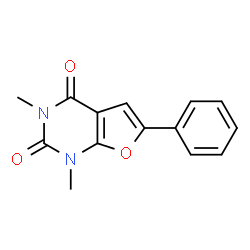 Furo[2,3-d]pyrimidine-2,4(1H,3H)-dione,1,3-dimethyl-6-phenyl- Structure