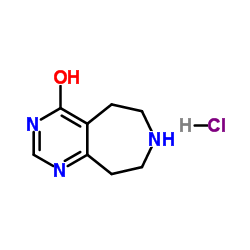 6,7,8,9-tetrahydro-5H-pyrimido[4,5-d]azepin-4-ol hydrochloride Structure