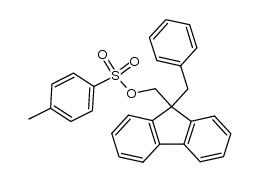 toluene-4-sulfonic acid-(9-benzyl-fluoren-9-ylmethyl ester) Structure