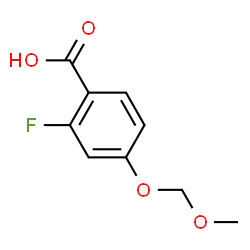 2-Fluoro-4-(methoxymethoxy)-benzoic acid结构式