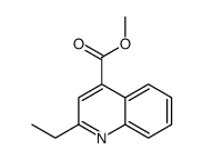 4-Quinolinecarboxylicacid,2-ethyl-,methylester(9CI)结构式