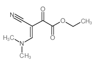 ETHYL 3-CYANO-4-(DIMETHYLAMINO)-2-OXO-3-BUTENOATE structure