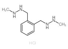 Hydrazine,1,1'-(o-phenylenedimethylene)bis[2-methyl-, dihydrochloride (7CI,8CI)结构式