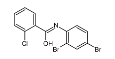 N-(2,4-Dibromophenyl)-2-chlorobenzamide结构式