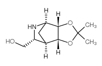 4,7-Methano-1,3-dioxolo[4,5-c]pyridine-6-methanol,hexahydro-2,2-dimethyl-,(3aS,4R,6R,7R,7aR)-(9CI) picture