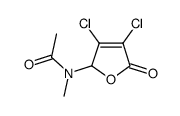 Acetamide,N-(3,4-dichloro-2,5-dihydro-5-oxo-2-furanyl)-N-methyl-结构式