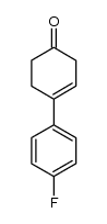 4-(p-fluorophenyl)-3-cyclohexen-1-one结构式