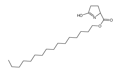 hexadecyl (2S)-5-oxopyrrolidine-2-carboxylate结构式