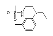 N-[2-[ethyl(m-toluidino)]ethyl]methanesulphonamide结构式
