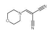 2-(morpholin-4-ylmethylidene)propanedinitrile结构式