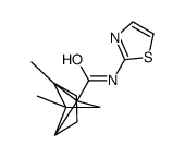 Tricyclo[3.2.0.02,6]heptane-1-carboxamide, 2,6-dimethyl-N-2-thiazolyl- (9CI)结构式
