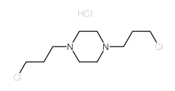 Piperazine, 1,4-bis(3-chloropropyl)-, dihydrochloride structure