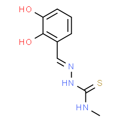 Hydrazinecarbothioamide, 2-[(2,3-dihydroxyphenyl)methylene]-N-methyl- (9CI)结构式