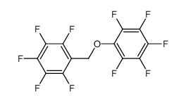 1-[(Pentafluorophenoxy)methyl]-2,3,4,5,6-pentafluorobenzene Structure
