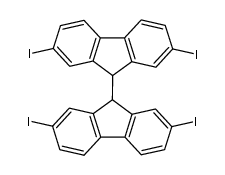 2,2',7,7'-tetraiodo-9-fluorenyl dimer Structure