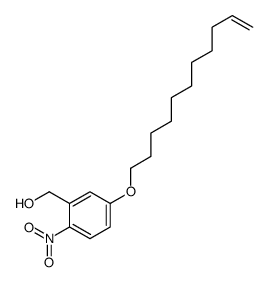 (2-nitro-5-undec-10-enoxyphenyl)methanol结构式